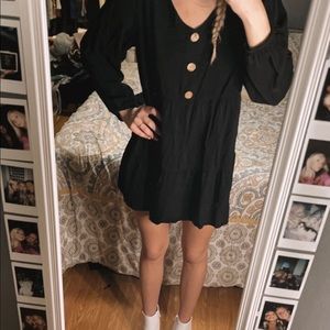 Womens black boutique dress